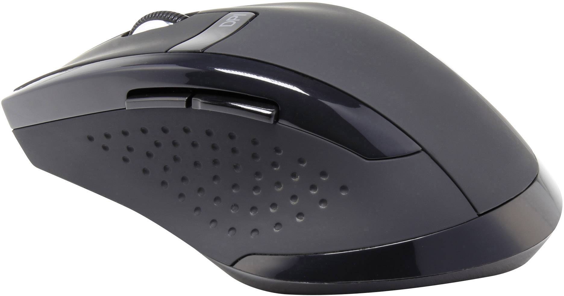 Renkforce BX6600 Maus Funk Optisch Schwarz 5 Tasten 1600 dpi-2