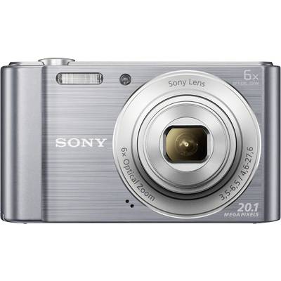 Sony Cyber-Shot DSC-W810S Digitalkamera 20.1 Megapixel Opt. Zoom: 6 x Silber  