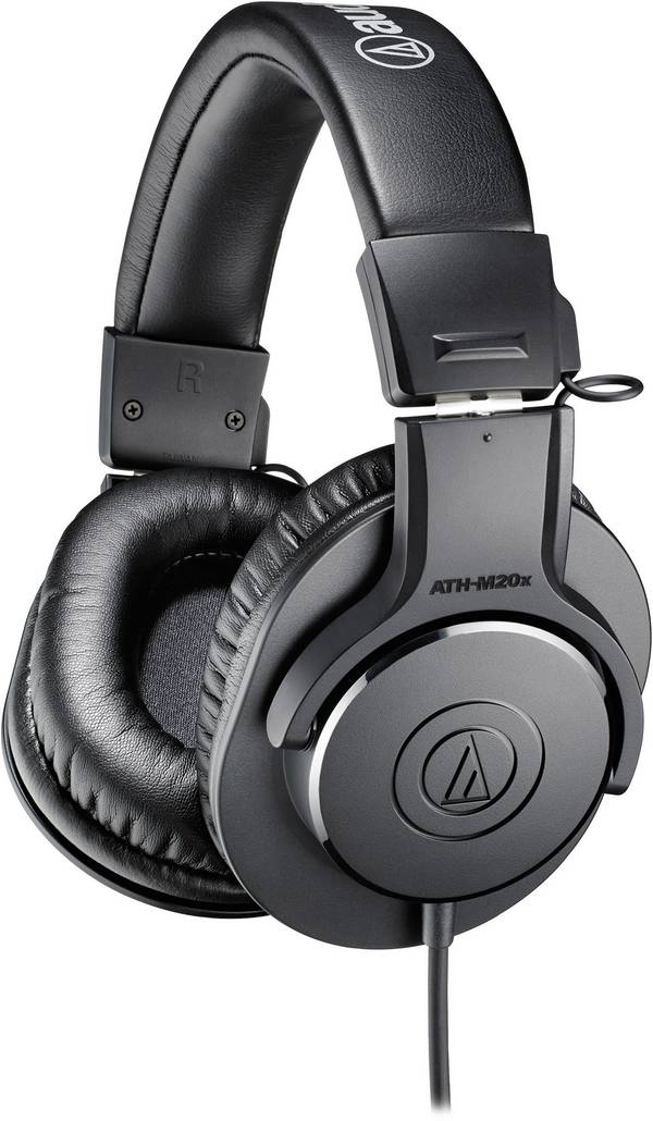 ATH-M20X, wired, 15 - 20000 Hz, music, 190 g, headphones, black