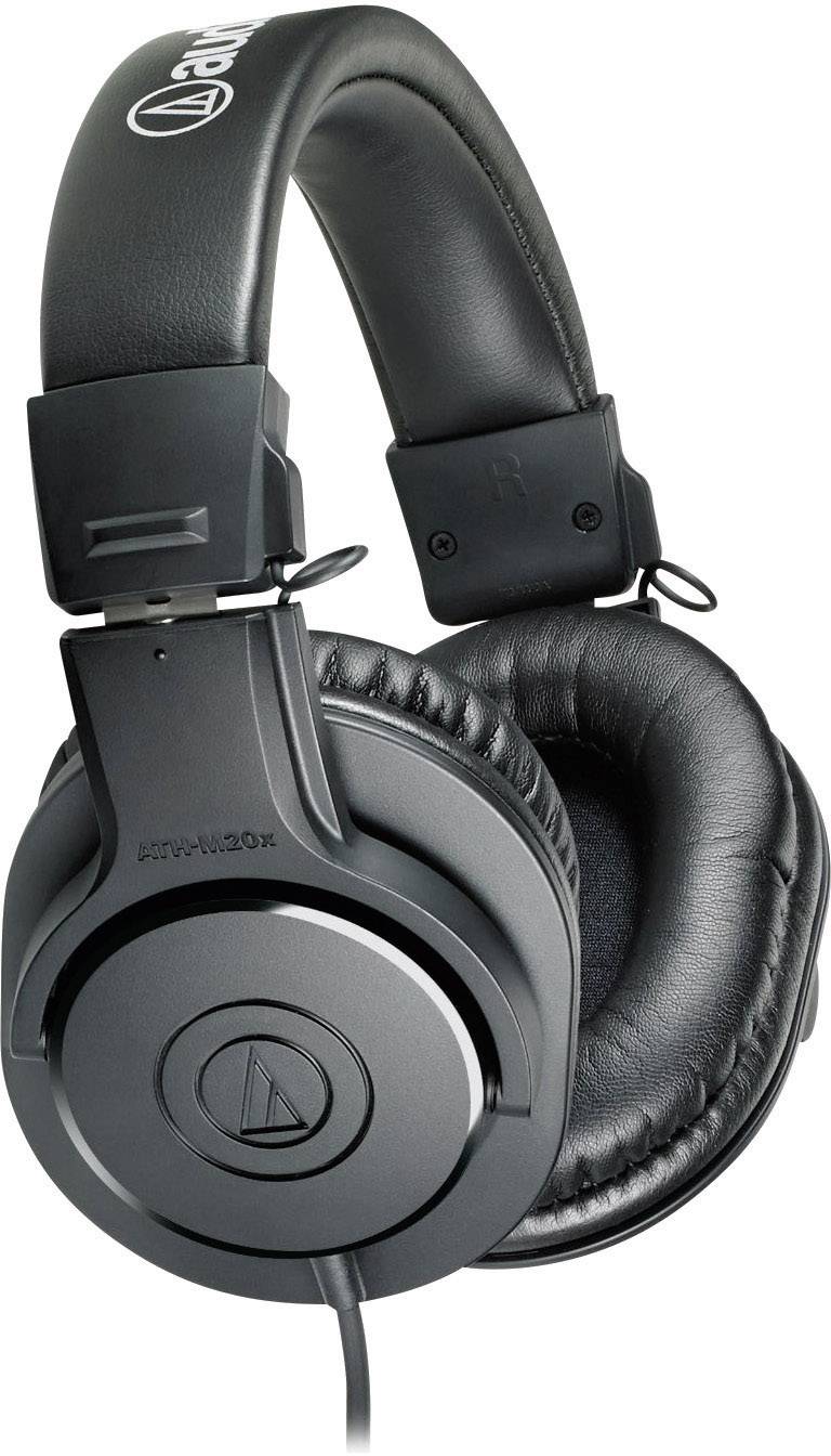 ATH-M20X, wired, 15 - 20000 Hz, music, 190 g, headphones, black-1