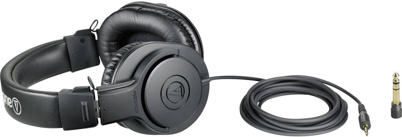 ATH-M20X, wired, 15 - 20000 Hz, music, 190 g, headphones, black-3
