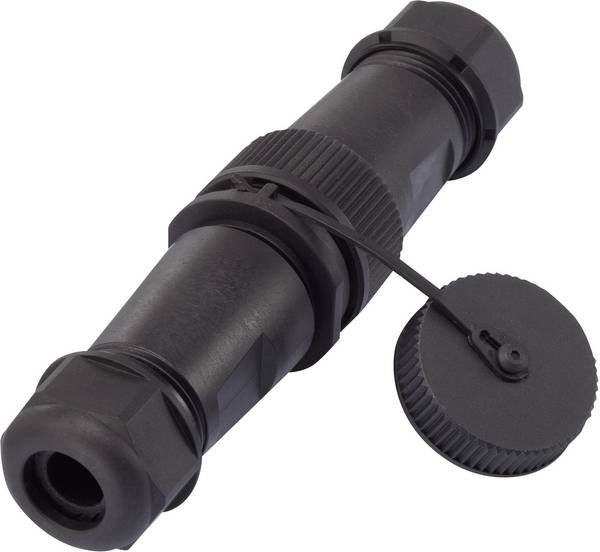 TRU COMPONENTS 1094581 Rundstecker Adapter Stecker, gerade, Buchse, gerade Gesamtpolzahl: 4   1 St.