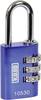 Kasp K10530BLUD Vorhängeschloss 30 mm Blau Zahlenschloss
