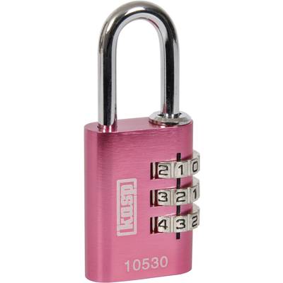 Kasp K10530PIND Vorhängeschloss 30 mm    Pink Zahlenschloss