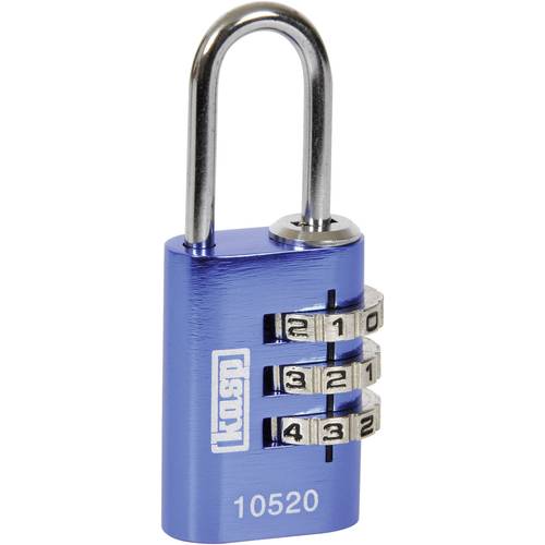 Kasp K10520BLUD Vorhängeschloss 20 mm Blau Zahlenschloss