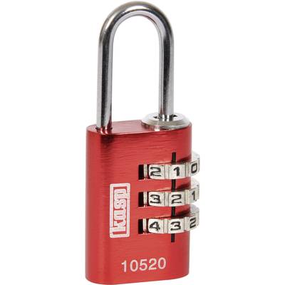 Kasp K10520REDD Vorhängeschloss 20 mm Rot Zahlenschloss-0