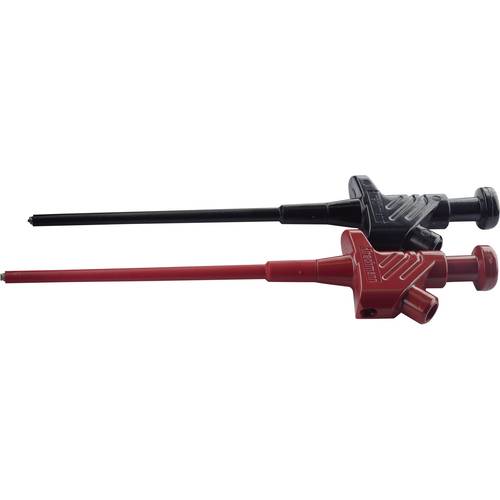 Hirschmann Test & Measurement Kleps 30 Set Fein-Abgreifklemme Steckanschluss 4 mm Ohne Messkategorie Schwarz, Rot