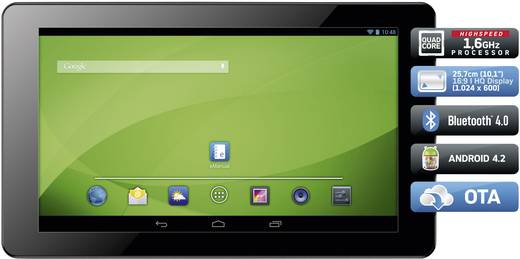 Odys IEOS Quad Android-Tablet 25.7 cm (10.1 Zoll) 8 GB Wi-Fi Schwarz 1.6 GHz Quad Core - WM ...