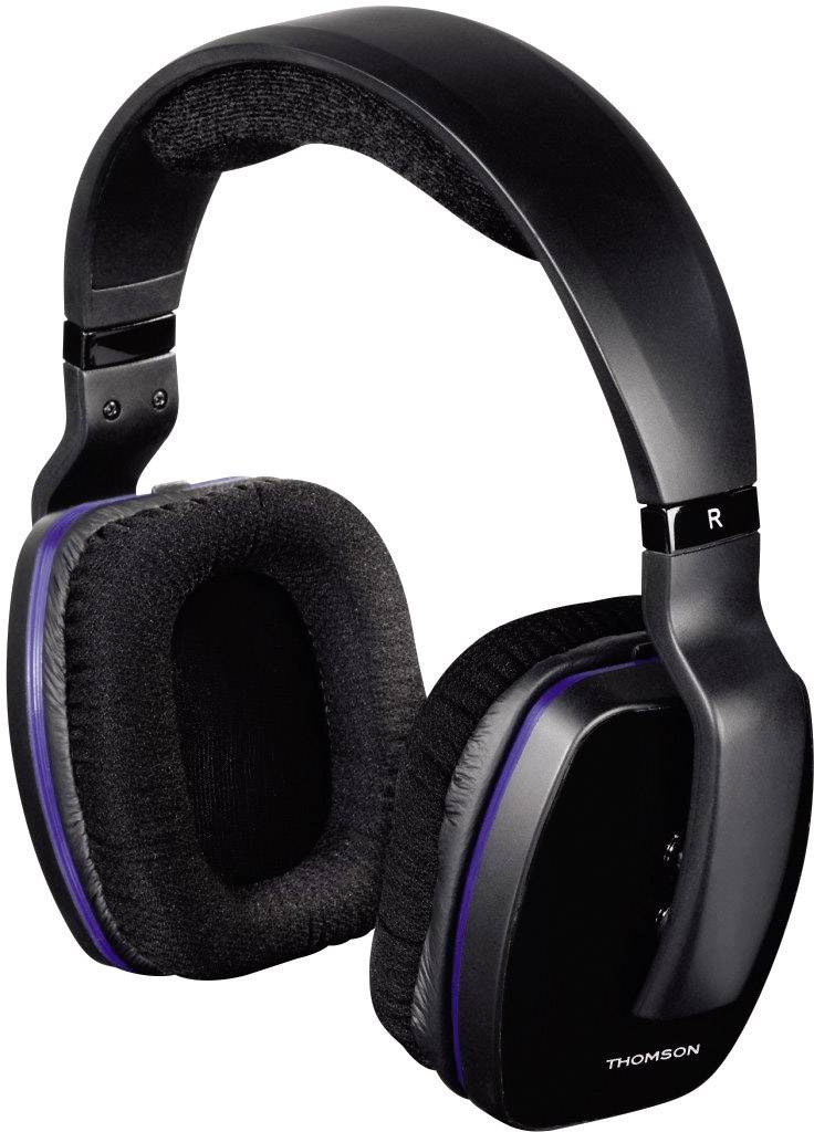 Schwarze Over-Ear-Kopfhörer mit gepolsterten Ohrmuscheln und verstellbarem Bügel in einem schlichten, modernen Design.