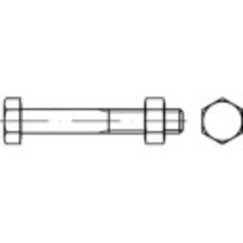 TOOLCRAFT TO-9974952 Sechskantschraube M27 240 mm Außensechskant DIN 601 Stahl galvanisch verzinkt 5 St.