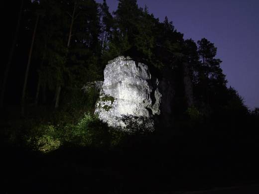 Solar-Set mit LED-Scheinwerfers 12 V