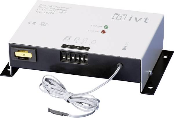 IVT Shunt Laderegler PWM 12 V, 24 V 20 A