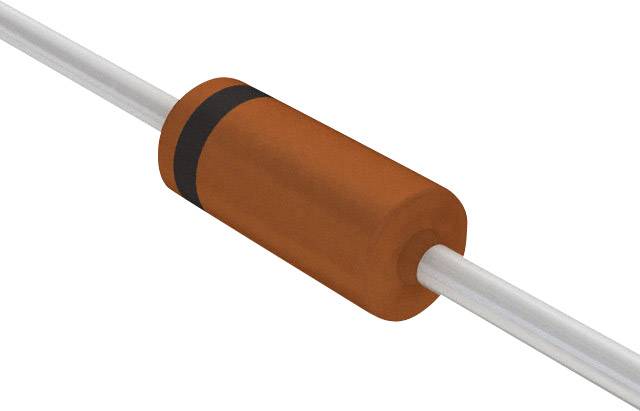 Dioda Zenera w obudowie półprzewodnikowej osiowym