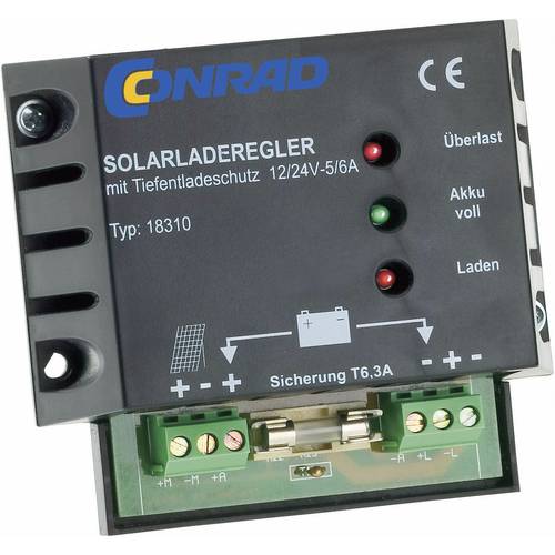 Thumbnail - 18310 Laderegler PWM 12 V, 24 V 6 A