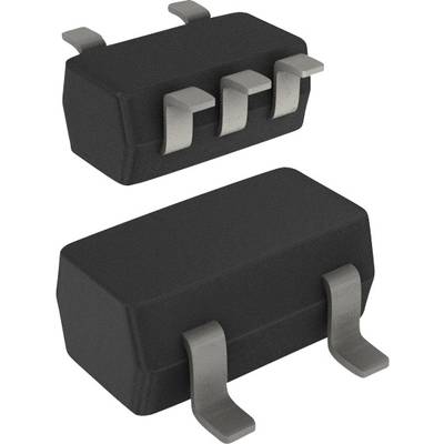 Zwei schwarze elektronische Bauteile mit je drei silbernen Anschlüssen. Sie sind in einer rechteckigen Form, typisch für Transistoren.