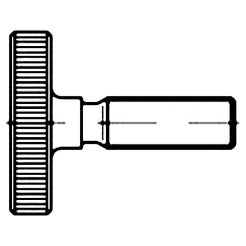 TOOLCRAFT TO-9975201 Rändelschrauben M10 70 mm DIN 653 Stahl 10 St.