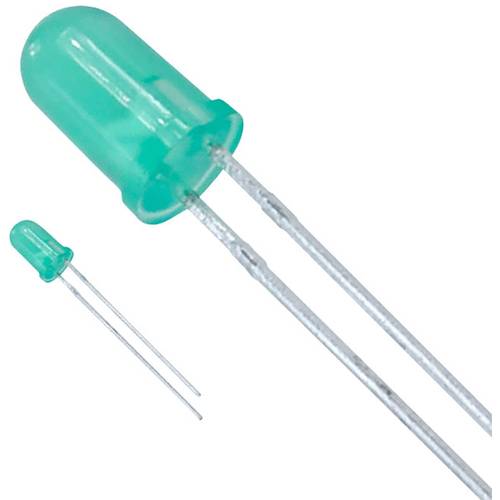 Lite-On LTL-4233 LED bedrahtet Grün Rund 5 mm 19 mcd 36 ° 30 mA 2.1 V