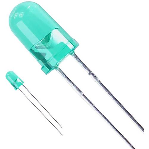 Thumbnail - Lite-On LTL-4234 LED bedrahtet Grün Rund 5 mm 60 mcd 16 ° 30 mA 2.1 V