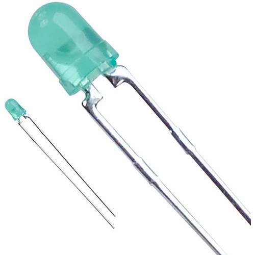 Lite-On LTL-4231N LED bedrahtet Grün Rund 3 mm 12.6 mcd 60 ° 2.1 V