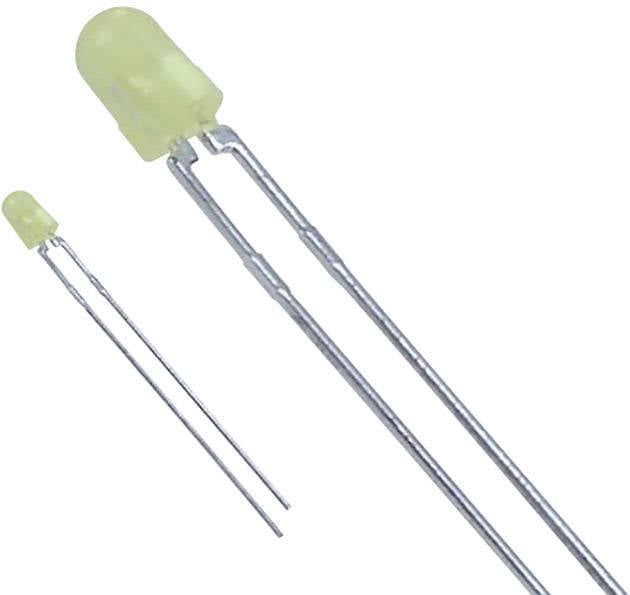 Lite-On LTL-4251N LED bedrahtet Gelb Rund 3 mm 5.6 mcd 60 ° 20 mA 2.1 V