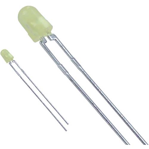 Lite-On LTL-4251N LED bedrahtet Gelb Rund 3 mm 5.6 mcd 60 ° 20 mA 2.1 V