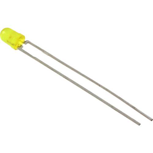 Lite-On LTL-4251NLC LED bedrahtet Gelb Rund 3 mm 1.1 mcd 60 ° 7 mA 1.8 V