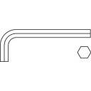 CONRAD Innen-Sechskant Winkelschraubendreher TOOLCRAFT 5 mm