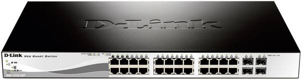 D-Link DGS-1210-28P DGS-1210-28P Netzwerk Switch 28 Port 1 GBit/s PoE-Funktion