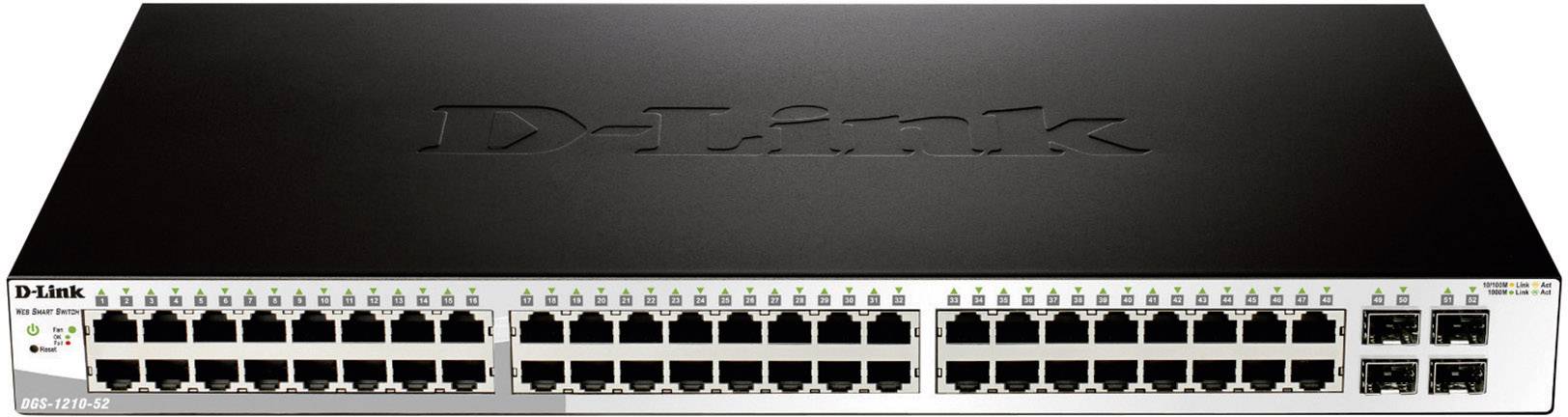 D-Link DGS-1210-52 DGS-1210-52 Netzwerk Switch 48 + 4 Port 1 GBit/s-0