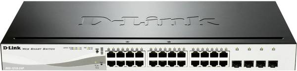 D-Link DGS 1210-24P - Switch - Smart - 24 x 10/100/1000 (PoE+)