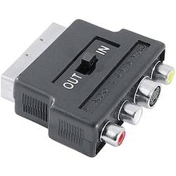 Image of Hama SCART / Composite Cinch / S-Video AV Adapter [1x SCART-Stecker - 3x Cinch-Buchse, S-Video-Buchse] Schwarz