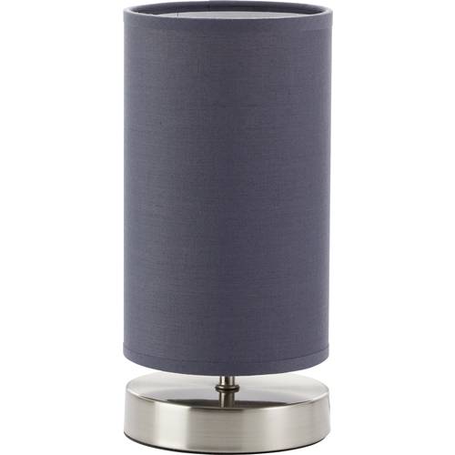 Brilliant Claire 13247/22 Nachttischlampe Energiesparlampe, Halogen E14 40 W Grau