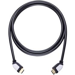 HDMI prepojovací kábel Oehlbach 42460, 1.20 m, čierna