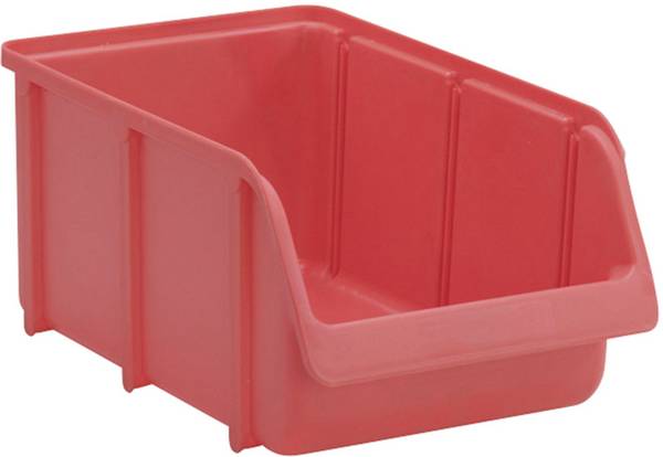 Hünersdorff 674100  Sichtlagerkasten 4 stapelbar (L x B x H) 332 x 207 x 155 mm Rot 1 St.