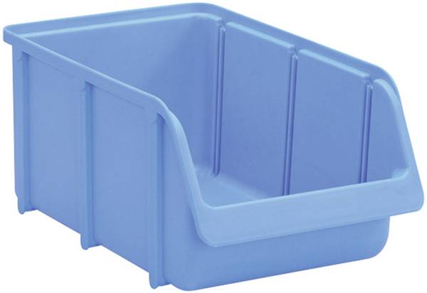 Hünersdorff 674300  Sichtlagerkasten 4 lebensmittelgeeignet (L x B x H) 332 x 207 x 155 mm Blau 1 St.