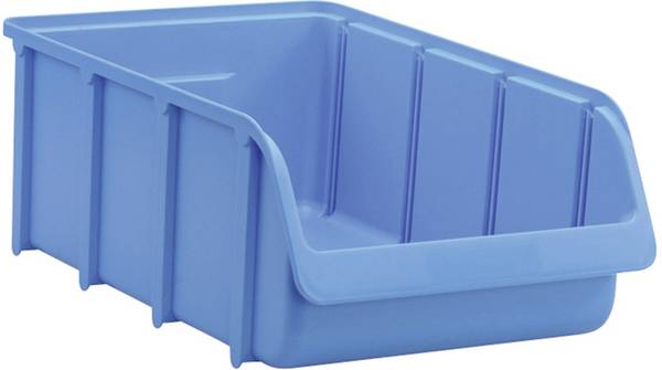 Hünersdorff 675300  Sichtlagerkasten 5 lebensmittelgeeignet (L x B x H) 489 x 312 x 184 mm Blau 1 St.