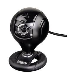 Image of Hama Spy Protect HD-Webcam 1280 x 720 Pixel Standfuß, Klemm-Halterung