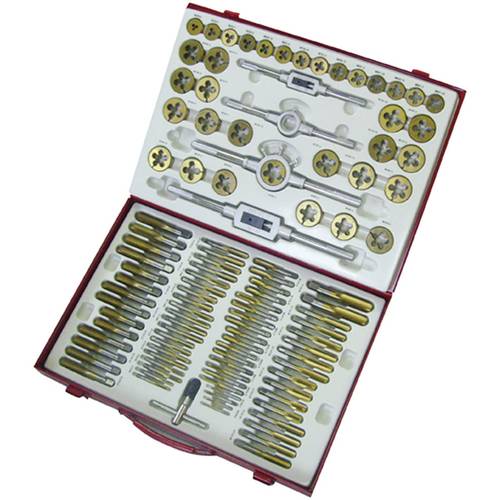 Thumbnail - Holzmann Maschinen H070300003 Gewindeschneidsatz 101teilig HSS metrisch M2, M3, M4, M5, M6, M7, M8, M9, M10, M11, M12, M...