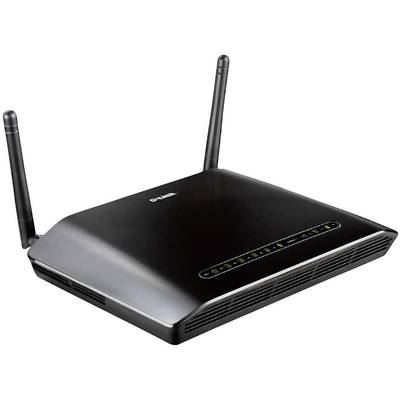 D-Link DSL-2750B WLAN Router mit Modem Integriertes Modem: ADSL, ADSL2+ 2.4 GHz 300 MBit/s 