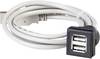 USB-Doppel-Einbaubuchse OKTRON-Juwel Buchse, Einbau vertikal OKJ_2USB OKJ_2USB Schlegel Inhalt: 1 St.
