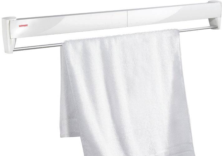 Leifheit Wandwäschetrockner Telegant Plus 100 Weiß 83100-2