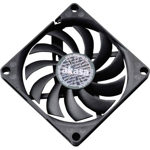 Akasa AK-FN076 Slimline PC-Gehäuse-Lüfter Schwarz (B x H x T) 80 x 80 x 10.8 mm