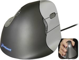 Kablet ergonomisk pc-mus