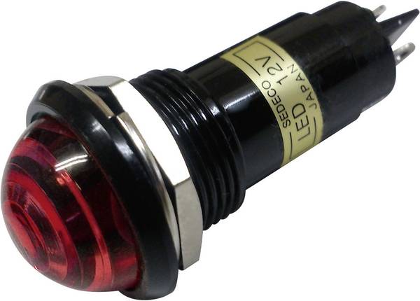 Sedeco BD-1601 LED-Signalleuchte Rot 12 V/DC