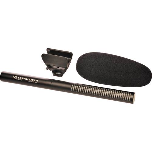 Sennheiser MKE 600 Kamera-Mikrofon Übertragungsart (Details):Kabelgebunden inkl. Windschutz, Blitzschuh-Montage Mikrofon...