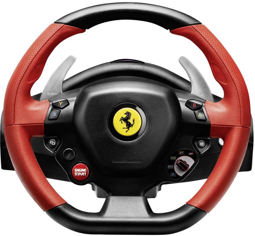 Thrustmaster Ferrari 458 Spider Lenkrad Xbox One Schwarz inkl. Pedale-1