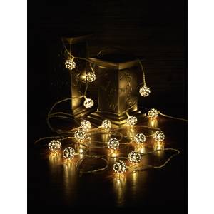 Polarlite Motiv Lichterkette Kugel Innen Batteriebetrieben Anzahl Leuchtmittel 16 Led Beleuchtete Lange 3 M Kaufen
