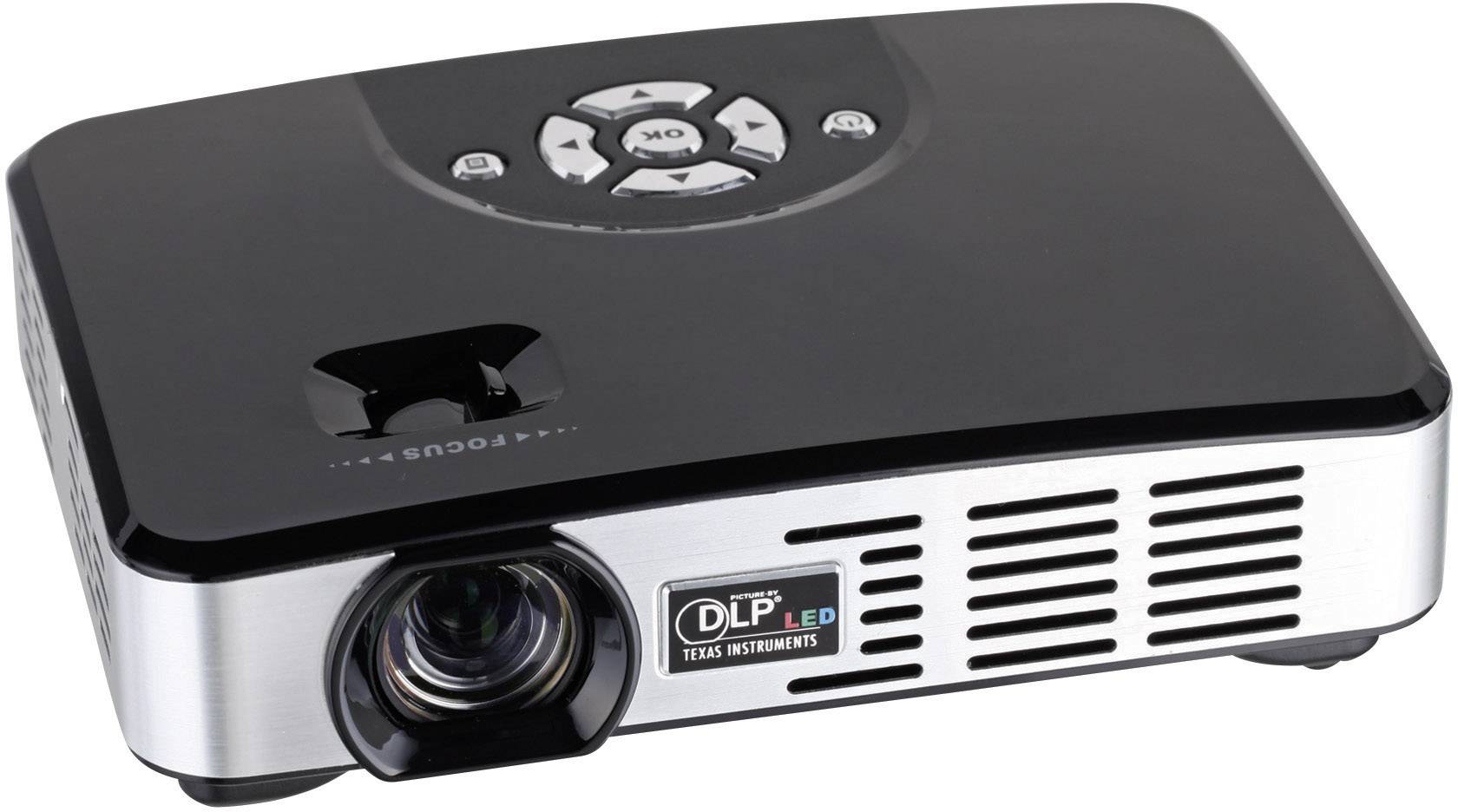 Telefunken Projektor Mini LED 400 Lumen DLP,RGB-LED-3