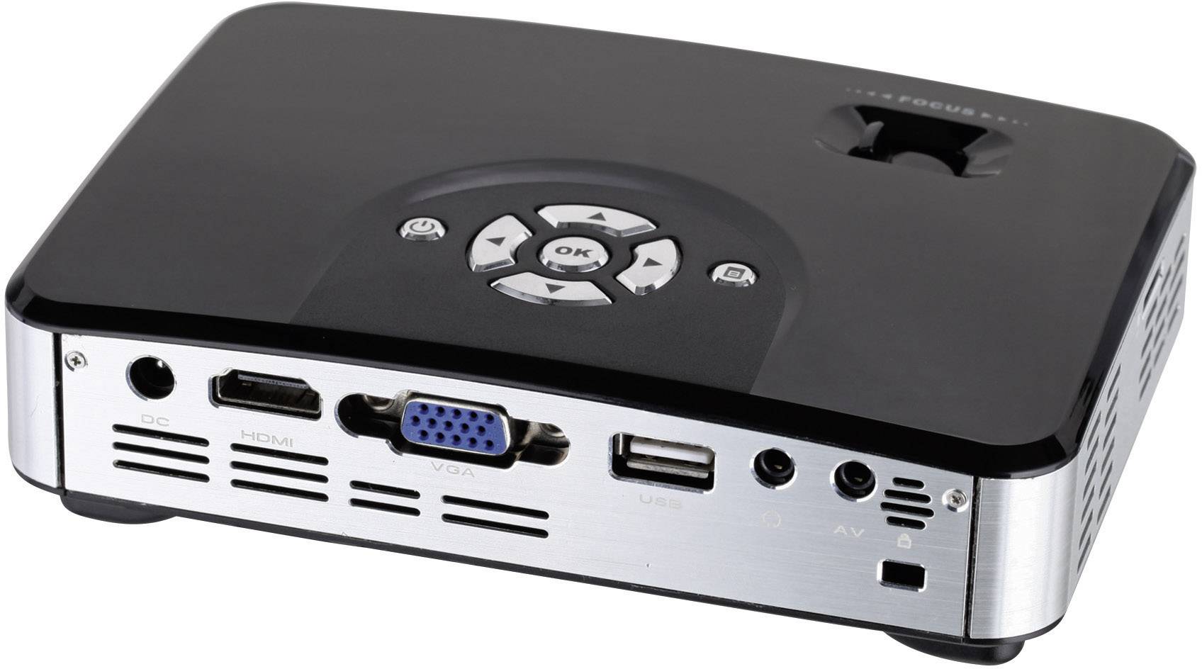 Telefunken Projektor Mini LED 400 Lumen DLP,RGB-LED-4