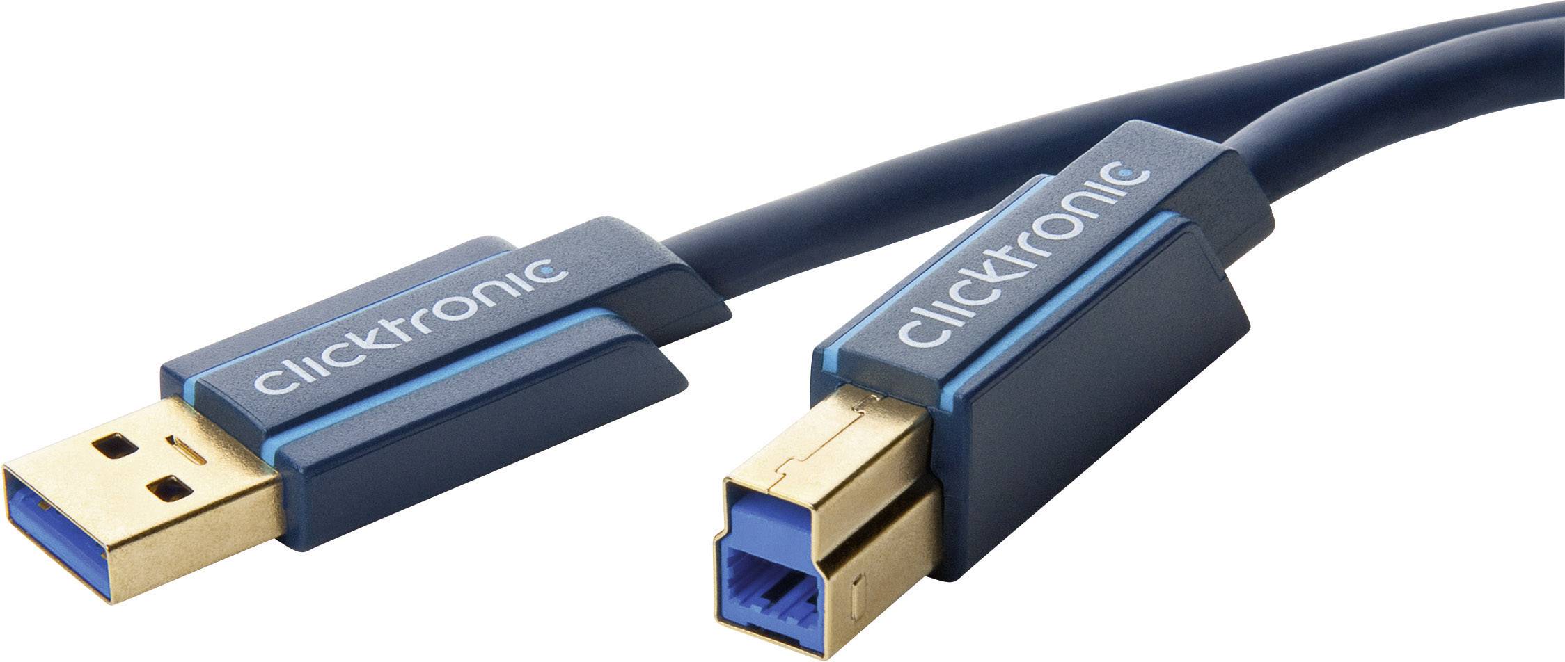 Clicktronic USB-Kabel,High Speed 70090-0